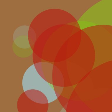 Basit daireler sanatsal iş renkli duvar kağıdı tasarımı