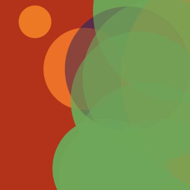 Basit daireler sanatsal iş renkli duvar kağıdı tasarımı