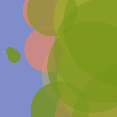 Basit daireler sanatsal iş renkli duvar kağıdı tasarımı