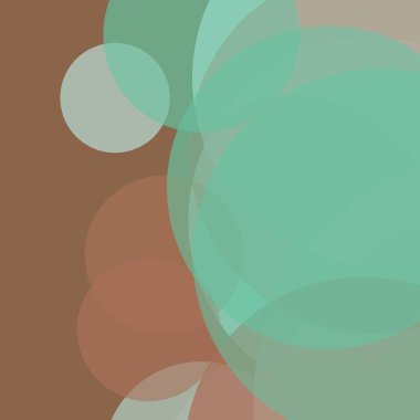 Basit daireler sanatsal iş renkli duvar kağıdı tasarımı