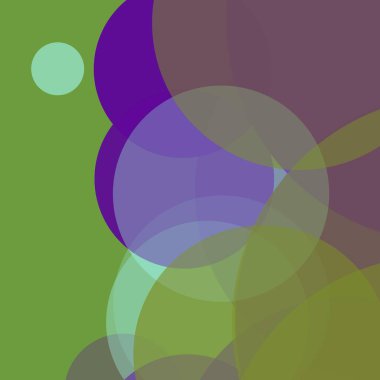 Basit daireler sanatsal iş renkli duvar kağıdı tasarımı