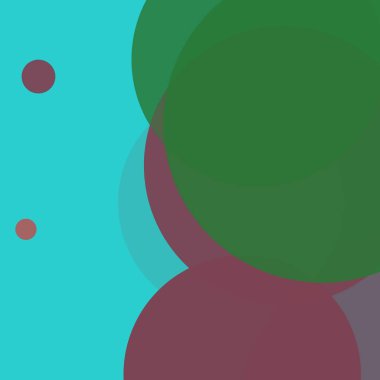 Basit daireler sanatsal iş renkli duvar kağıdı tasarımı