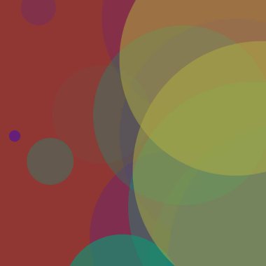 Basit daireler sanatsal iş renkli duvar kağıdı tasarımı