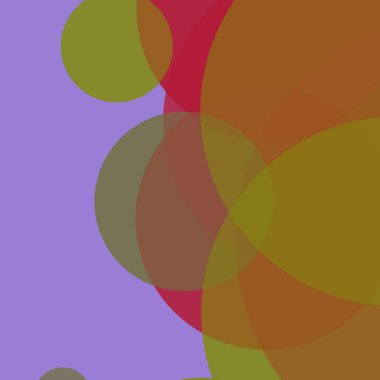 Basit daireler sanatsal iş renkli duvar kağıdı tasarımı