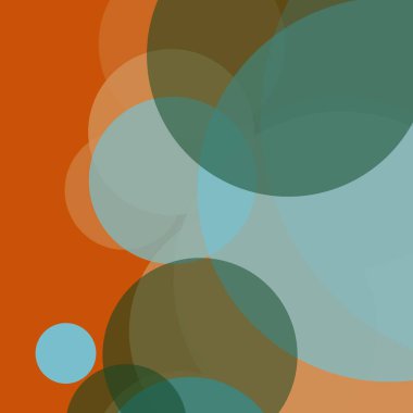 Basit daireler sanatsal iş renkli duvar kağıdı tasarımı