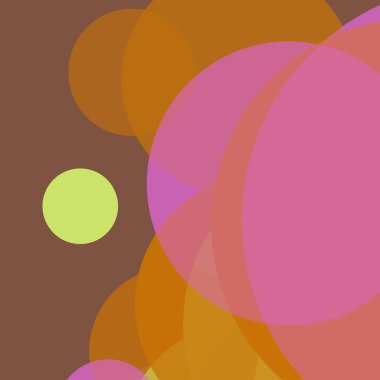 Basit daireler sanatsal iş renkli duvar kağıdı tasarımı