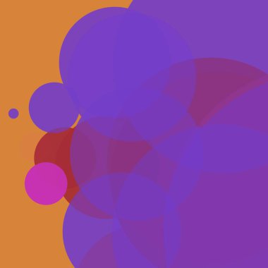 Basit daireler sanatsal iş renkli duvar kağıdı tasarımı