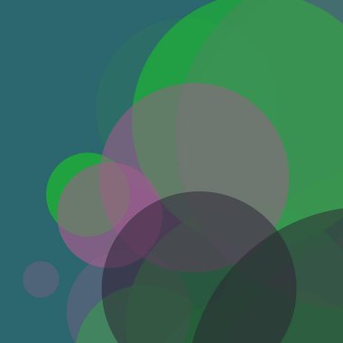 Basit daireler sanatsal iş renkli duvar kağıdı tasarımı