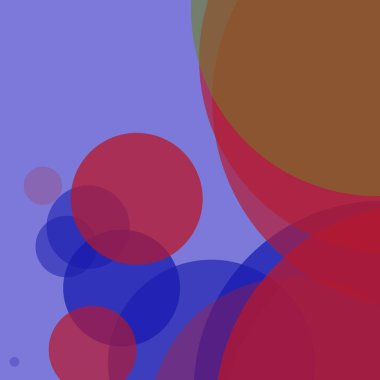 Basit daireler sanatsal iş renkli duvar kağıdı tasarımı