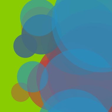 Basit daireler sanatsal iş renkli duvar kağıdı tasarımı