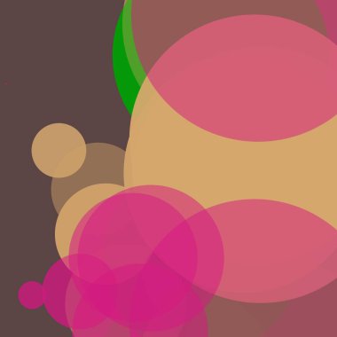 Basit daireler sanatsal iş renkli duvar kağıdı tasarımı