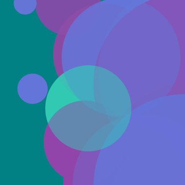 Basit daireler sanatsal iş renkli duvar kağıdı tasarımı