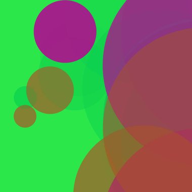 Basit daireler sanatsal iş renkli duvar kağıdı tasarımı