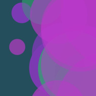 Basit daireler sanatsal iş renkli duvar kağıdı tasarımı