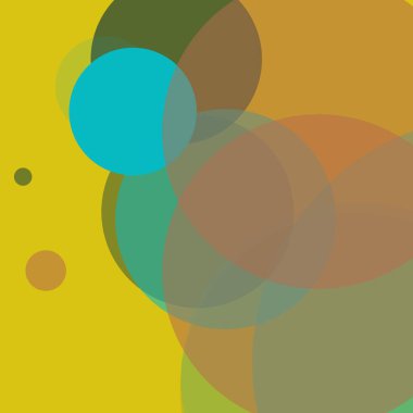 Basit daireler sanatsal iş renkli duvar kağıdı tasarımı