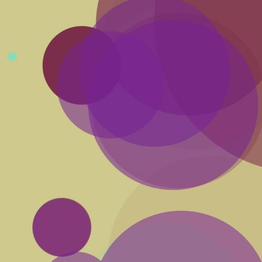 Basit daireler sanatsal iş renkli duvar kağıdı tasarımı