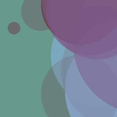 Basit daireler sanatsal iş renkli duvar kağıdı tasarımı