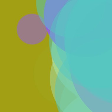 Basit daireler sanatsal iş renkli duvar kağıdı tasarımı