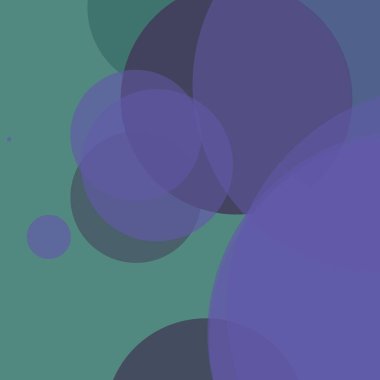 Basit daireler sanatsal iş renkli duvar kağıdı tasarımı