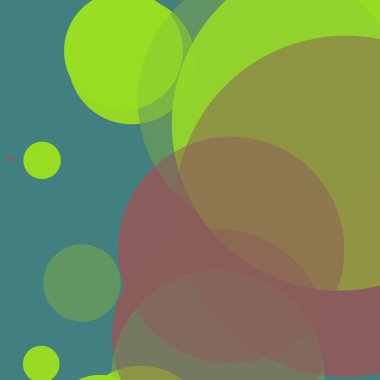 Basit daireler sanatsal iş renkli duvar kağıdı tasarımı