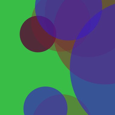 Basit daireler sanatsal iş renkli duvar kağıdı tasarımı