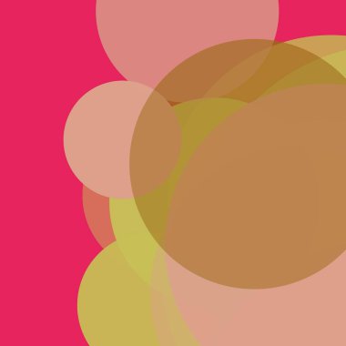 Basit daireler sanatsal iş renkli duvar kağıdı tasarımı