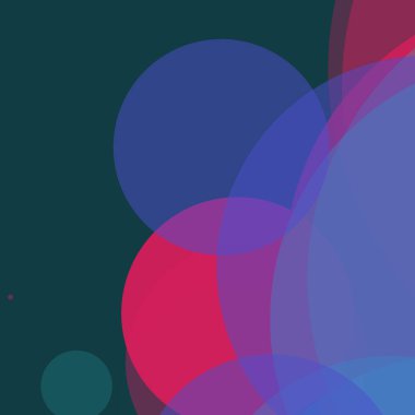 Renkli basit daireler iş arkaplan tasarımı