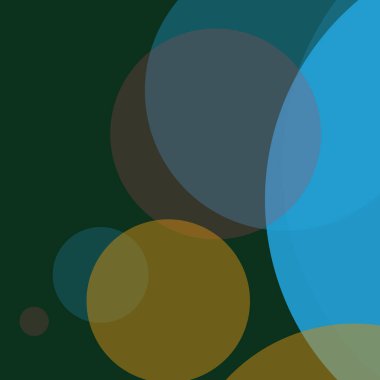 Renkli basit daireler iş arkaplan tasarımı