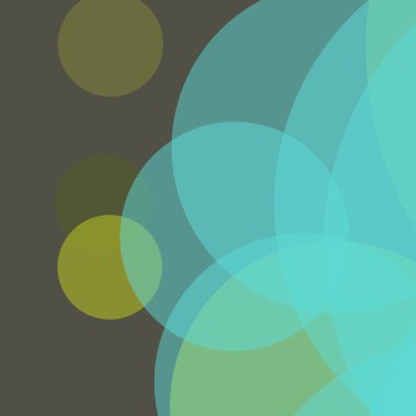 Renkli basit daireler iş arkaplan tasarımı