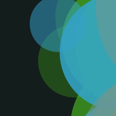 Renkli basit daireler iş arkaplan tasarımı