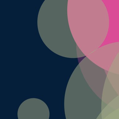 Renkli basit daireler iş arkaplan tasarımı