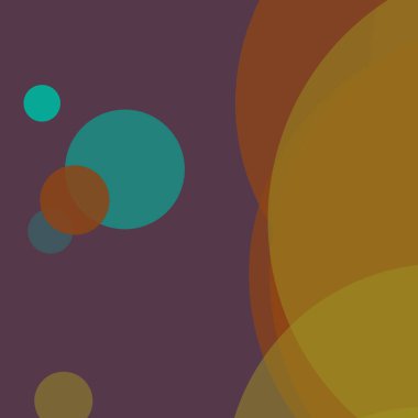 Renkli basit daireler iş arkaplan tasarımı