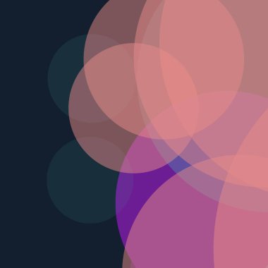 Renkli basit daireler iş arkaplan tasarımı