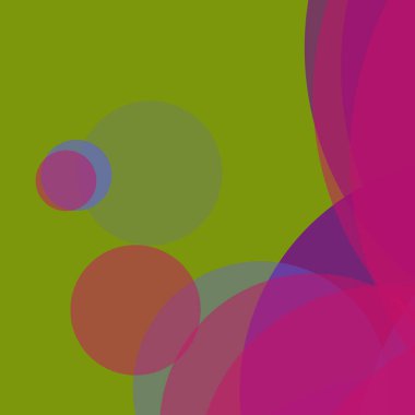 Renkli basit daireler iş arkaplan tasarımı