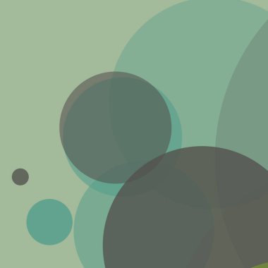 Renkli basit daireler iş arkaplan tasarımı