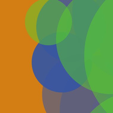 Renkli basit daireler iş arkaplan tasarımı