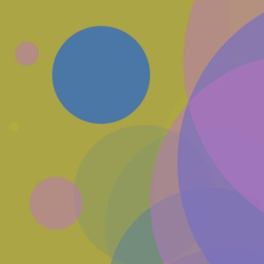 Renkli basit daireler iş arkaplan tasarımı