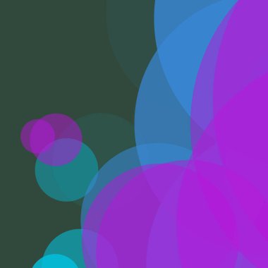 Renkli basit daireler iş arkaplan tasarımı