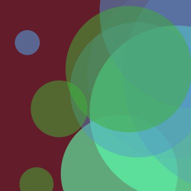Renkli basit daireler iş arkaplan tasarımı