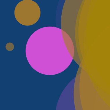 Renkli basit daireler iş arkaplan tasarımı