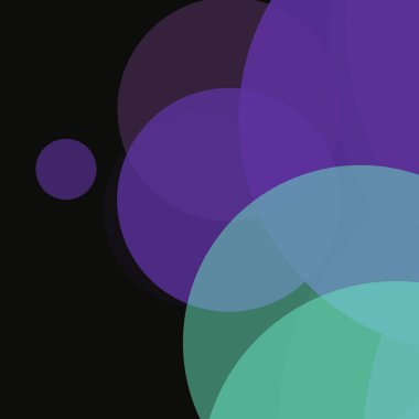 Renkli basit daireler iş arkaplan tasarımı