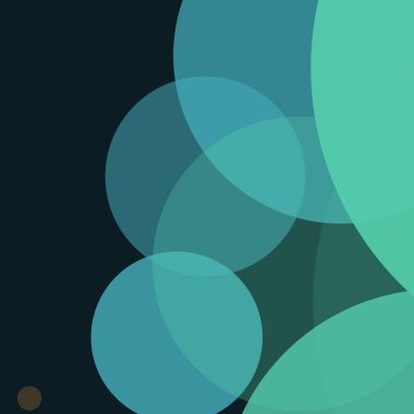 Renkli basit daireler iş arkaplan tasarımı