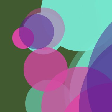 Renkli basit daireler iş arkaplan tasarımı