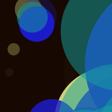 Renkli basit daireler iş arkaplan tasarımı