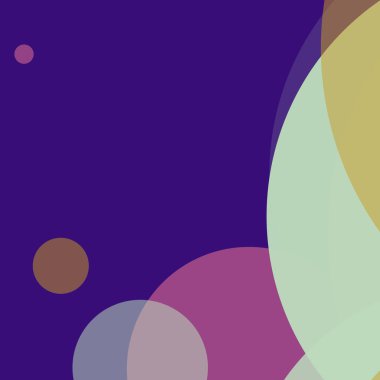 Renkli basit daireler iş arkaplan tasarımı