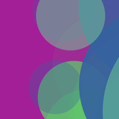 Renkli basit daireler iş arkaplan tasarımı