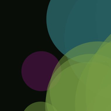 Renkli basit daireler iş arkaplan tasarımı