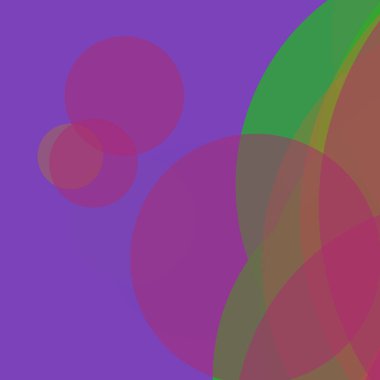 Renkli basit daireler iş arkaplan tasarımı