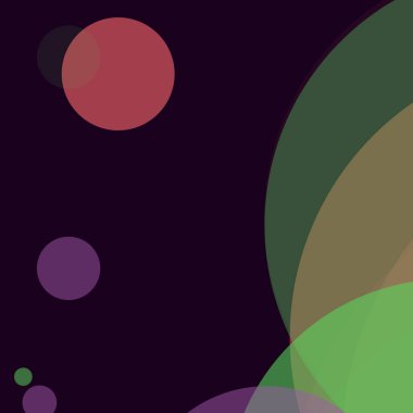 Renkli basit daireler iş arkaplan tasarımı