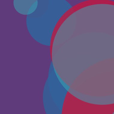 Basit daireler renkli arkaplan tasarımı